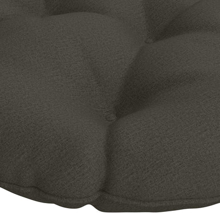 Hängstolskudde VIANEN 100% Polyester Antracit Ø 80 x 12 cm