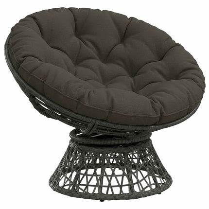 Hängstolskudde VIANEN 100% Polyester Antracit Ø 80 x 12 cm