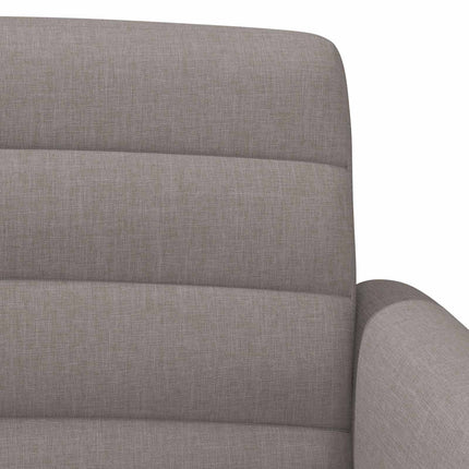 Loveseat med knapprapport Taupe 116 x 67 x 80 cm Tyg