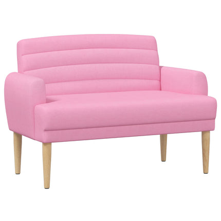 Loveseat med knapprapport Rosa 116 x 67 x 80 cm Tyg
