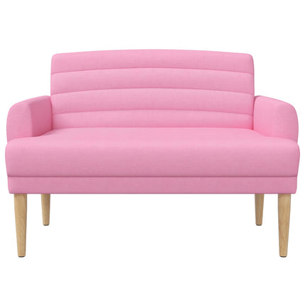 Loveseat med knapprapport Rosa 116 x 67 x 80 cm Tyg