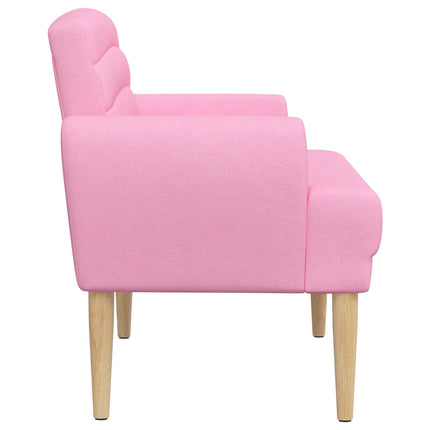 Loveseat med knapprapport Rosa 116 x 67 x 80 cm Tyg