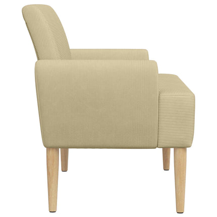 Loveseat med knapprapport Ljust gröngrå 116 x 67 x 81 cm