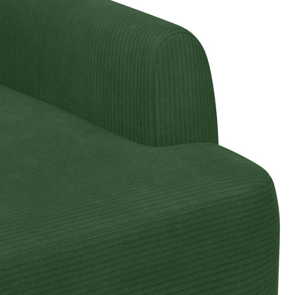 Loveseat med knapprapport Jungelgrön 116 x 67 x 81 cm