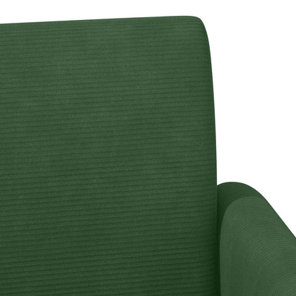 Loveseat med knapprapport Jungelgrön 116 x 67 x 81 cm