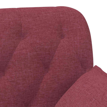 Loveseat med knapprapport Vinröd 111 x 68 x 80 cm Tyg
