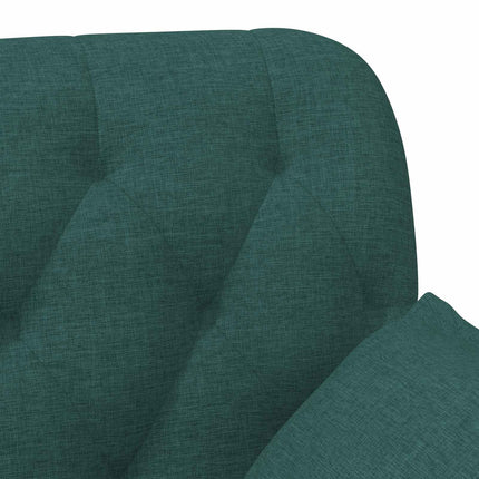 Loveseat med knapprapport Mörkgrön 111 x 68 x 80 cm Tyg