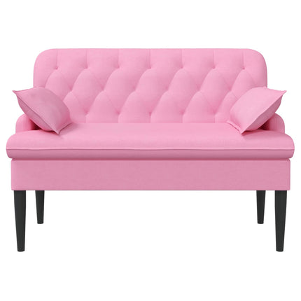 Loveseat med knapprapport Rosa 111 x 68 x 80 cm Tyg