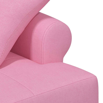 Loveseat med knapprapport Rosa 120 x 65 x 79 cm Tyg