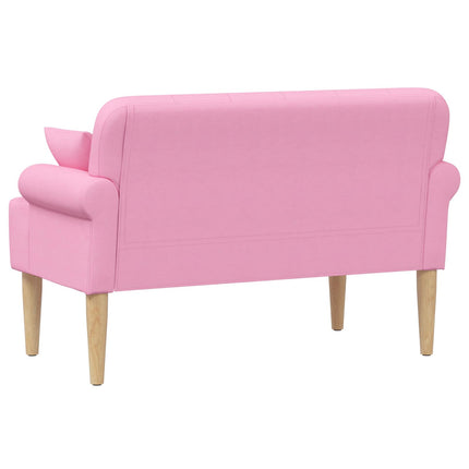 Loveseat med knapprapport Rosa 120 x 65 x 79 cm Tyg