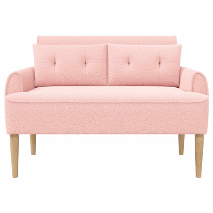 Loveseat med knapprapport Rosa 117 x 67 x 77 cm Bouclé