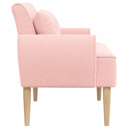 Loveseat med knapprapport Rosa 117 x 67 x 77 cm Bouclé