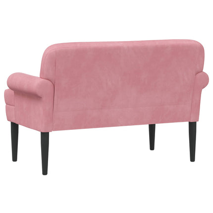Loveseat med knapprapport Rosa 120 x 66 x 78 cm Sammet