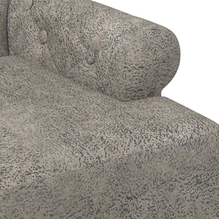 Loveseat med knapprapport Ljusgrå 120 x 65 x 78 cm