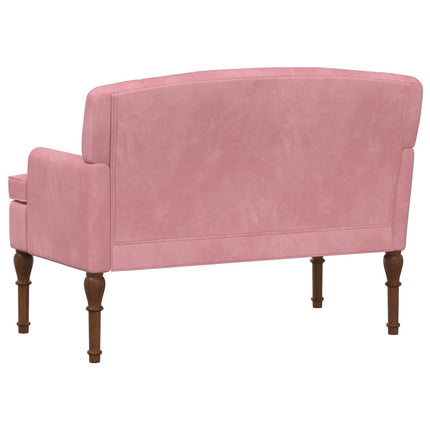Loveseat med knapprapport Rosa 111 x 65 x 79 cm Sammet