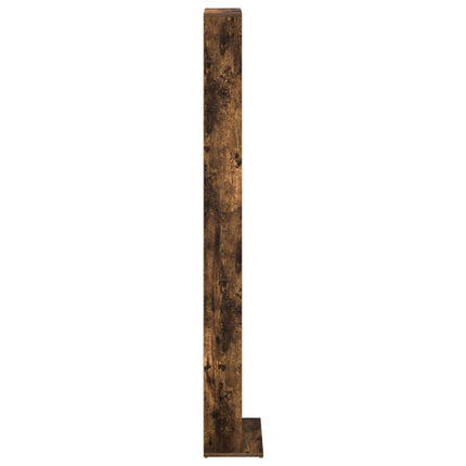CD Skåp Rökt ek 33 x 23,5 x 175 cm Konstruerat trä