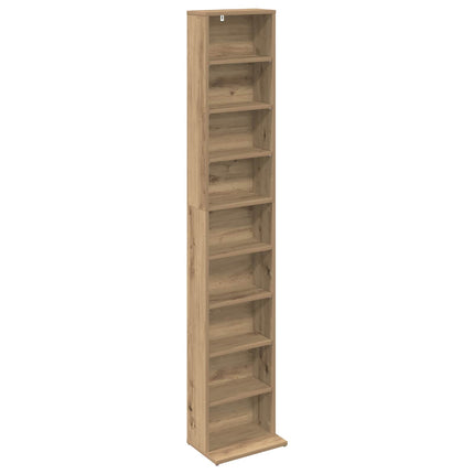 CD Skåp Artisan-ek 33 x 23,5 x 175 cm Konstruerat trä