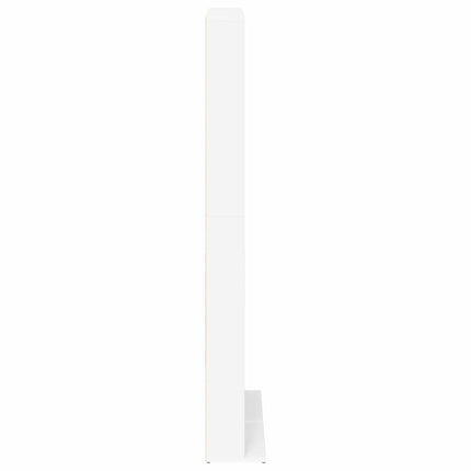 CD Skåp Vit 65 x 23,5 x 175 cm Konstruerat trä