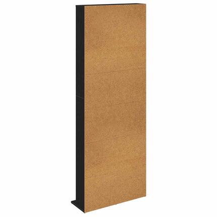 CD Skåp Svart ek 65 x 23,5 x 175 cm Konstruerat trä
