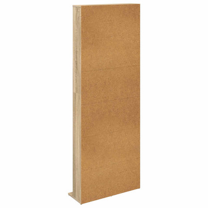CD Skåp Sonoma-ek 65 x 23,5 x 175 cm Konstruerat trä