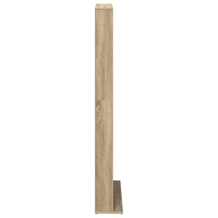CD Skåp Sonoma-ek 65 x 23,5 x 175 cm Konstruerat trä