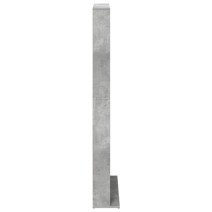 CD Skåp Betonggrå 65 x 23,5 x 175 cm Konstruerat trä