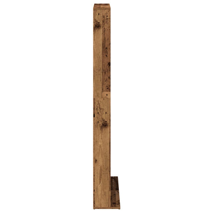 CD Skåp Gammalt trä 65 x 23,5 x 175 cm Konstruerat trä