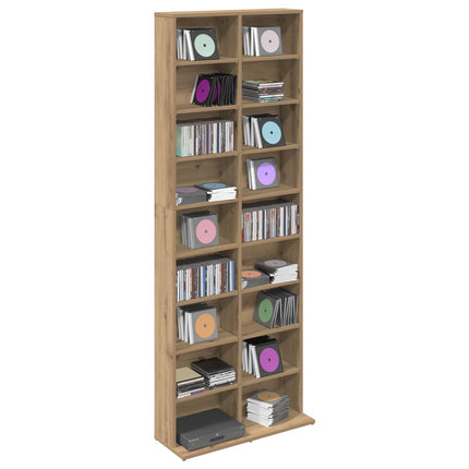 CD Skåp Artisan-ek 65 x 23,5 x 175 cm Konstruerat trä
