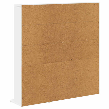 CD Skåp Vit 96 x 23,5 x 97,5 cm Konstruerat trä