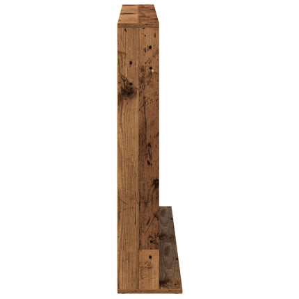 CD Skåp 2 st Gammalt trä 65 x 23,5 x 97,5 cm Konstruerat trä