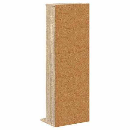 CD Skåp Sonoma-ek 33 x 23,5 x 97,5 cm Konstruerat trä