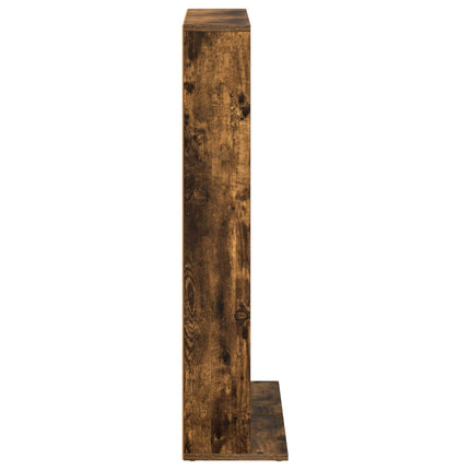 CD Skåp 2 st Rökt ek 33 x 23,5 x 97,5 cm Konstruerat trä