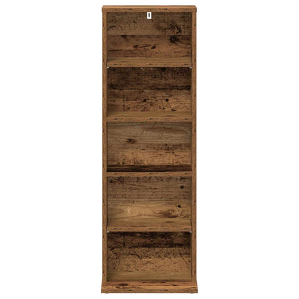 CD Skåp Gammalt trä 33 x 23,5 x 97,5 cm Konstruerat trä