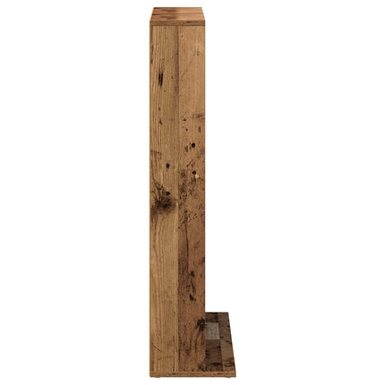 CD Skåp 2 st Gammalt trä 33 x 23,5 x 97,5 cm Konstruerat trä