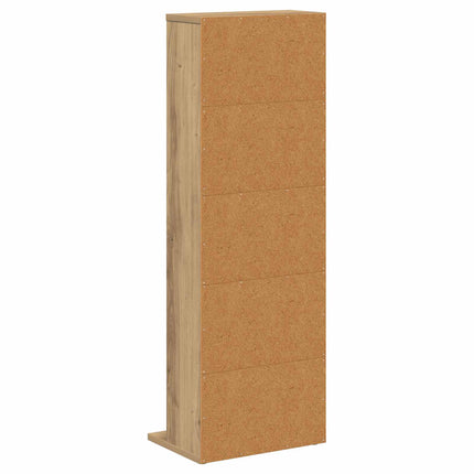 CD Skåp Artisan-ek 33 x 23,5 x 97,5 cm Konstruerat trä