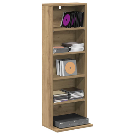 CD Skåp Artisan-ek 33 x 23,5 x 97,5 cm Konstruerat trä