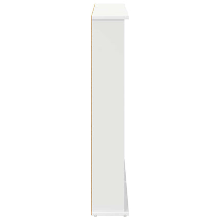 CD Skåp 2 st Vit 60 x 17 x 92 cm Konstruerat trä