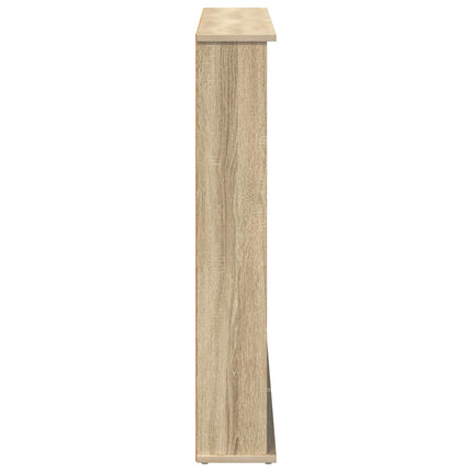 CD Skåp 2 st Sonoma-ek 60 x 17 x 92 cm Konstruerat trä