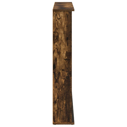 CD Skåp 2 st Rökt ek 60 x 17 x 92 cm Konstruerat trä