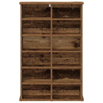 CD Skåp Gammalt trä 60 x 17 x 92 cm Konstruerat trä