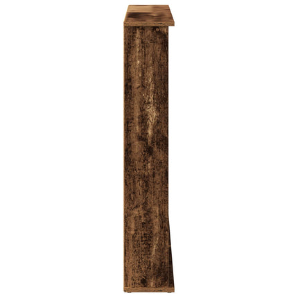 CD Skåp 2 st Gammalt trä 60 x 17 x 92 cm Konstruerat trä