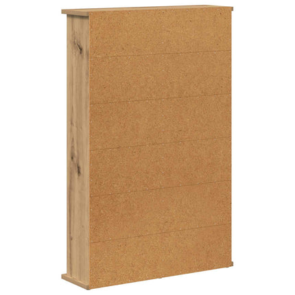 CD Skåp Artisan-ek 60 x 17 x 92 cm Konstruerat trä