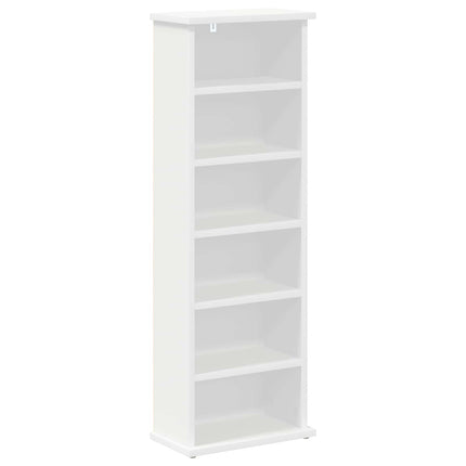 CD Skåp Vit 60 x 17 x 92 cm Konstruerat trä