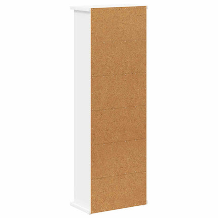 CD Skåp Vit 60 x 17 x 92 cm Konstruerat trä