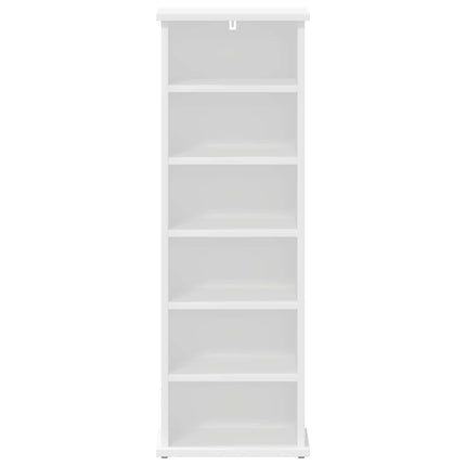 CD Skåp Vit 60 x 17 x 92 cm Konstruerat trä