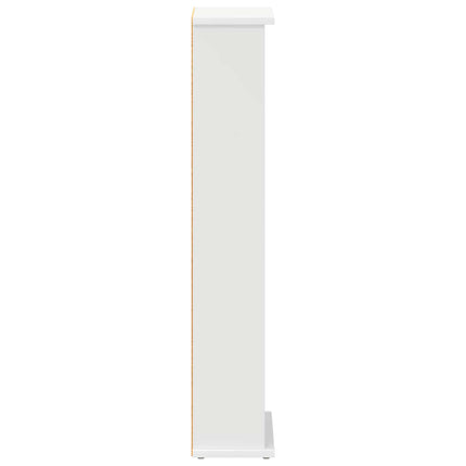 CD Skåp Vit 60 x 17 x 92 cm Konstruerat trä