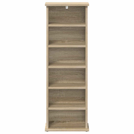 CD Skåp Sonoma-ek 60 x 17 x 92 cm Konstruerat trä