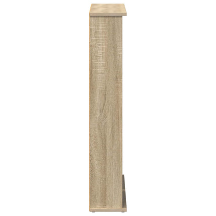 CD Skåp 2 st Sonoma-ek 60 x 17 x 92 cm Konstruerat trä