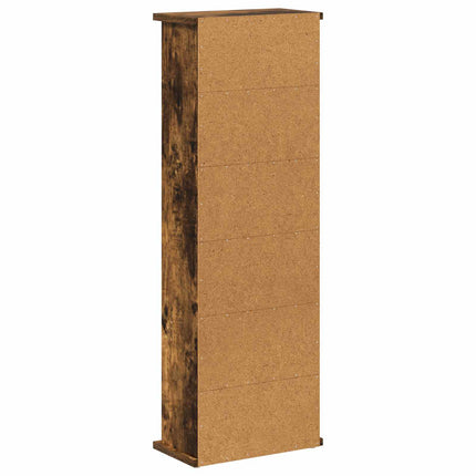 CD Skåp Rökt ek 60 x 17 x 92 cm Konstruerat trä