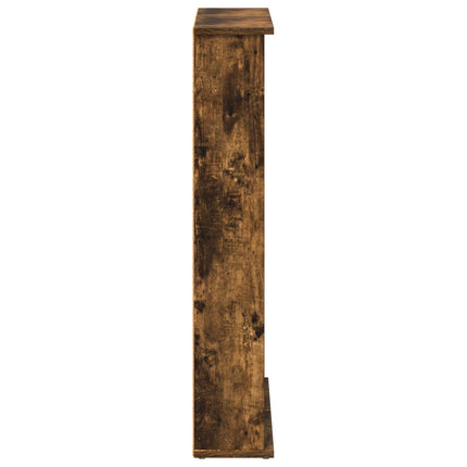 CD Skåp 2 st Rökt ek 60 x 17 x 92 cm Konstruerat trä